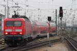 143 189 fuhr am 23.8.13 mit einem RE zur Bereitstellung in den Frankfurter Hbf.