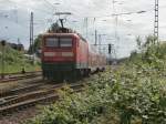 143 351-5 schob den RB27 von Mönchengladbach HBF in den Bahnhof Grevenbroich.
Grevenbroich 09.05.2014