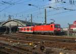 143 840 mit einer S-Bahn am 22.11.2014 in Köln Hbf.