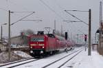 Da es ja die Tage so heiß wird, ein Erfrischungsbild vom 29.12.2014 im Bahnhof Nordhausen.