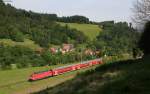 143 640-1 mit der RB 26923 (Freiburg(Brsg)Hbf-Seebrugg) bei Falkensteig 28.5.15