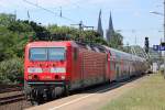 143 568 mit RB 27 am 03.08.2015 in Köln Messe/Deutz