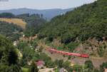 143 350-7 und 143 364-8 mit der RB 26945 (Freiburg(Brsg)Hbf-Seebrugg) bei Falkensteig 16.7.15