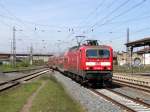 Die  Oma  9180 6 143 002-4 D-DB mit RE9 (RE 4655) nach Halle (Saale) Hbf (Nordhausen, 29.04.2015).