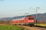 143 316-8 mit der RB 26991 (Freiburg(Brsg)Hbf-Neustadt(Schwarzw)) bei Himmelreich 3.12.15