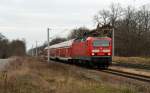 Die RE zwischen Magdeburg und Leipzig werden seit dem Fahrplanwechsel mit zusammengewürfelten Garnituren gefahren, die Bespannung erfolgt entweder mit Loks der BR 112,114 oder 143.