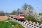 143 882 mit RB 39923 Heilbronn Hbf - Stuttgart Hbf am 20.04.2016 bei Lauffen