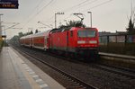 Auch am Sonntag den 12.6.2016 machte es der Regen dem Fotografen schwer beim Ablichten einer RB nach Aschaffenburg Hbf.