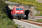 Kirchheimer Tunnel mit 143 012 am 31.