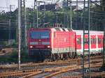 143 842-3 steht mit der S1 aus Dortmund Hbf in der Wendeanlage Dsseldorf Hbf.