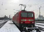 Hier sieht man die 143-294 die am 23.2.2005 in Ludwigshafen abgestellt war. Hinter ihr ist noch eine Zweite 143 und zwar die 143-886.