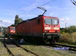 9180 6 143 573-4 D-DB am 23.08.2009 im Bw Lutherstadt Wittenberg zum Bw Fest.