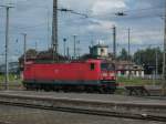 Die 143 940-5 rangierte am 25.7.10 im Leipziger Hbf.