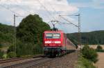 RB 19281 (Geislingen(Steige) - Ulm Hbf) mit Schublok 143 091-7 am 28.