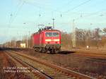 Wegen eines Steuerwagenschadens mu der Tf mit 143 567-6 am Morgen des 01.04.06 im Bf Doberlug-Kirchhain um den Zug an die Spitze umsetzen.