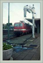 Die DR 243 603-8 in Schwerin, Ende September 1990.
(Gescanntes Negativ)