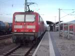 Dieser RB ist gerade im Endbahnhof Bitterfeld eingetroffen.