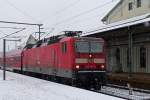 Der letzte Winter für 143 867-0? Nordhausen 28.11.2015