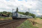 Seit dem 23.6.2022 ist die WEE-143 295-4 als Abellio-Ersatzzug RB25 mit dem GfF-Steuerwagen Bnrbdzf 480.1 zwischen Saalfeld/Saale und Halle im Einsatz und ersetzt hier wiederum die nur kurzzeitig