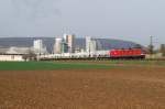 MEG 601 und 605 mit DGS 59147 bei Karlstadt (Main) - 24.03.2010