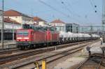 Neu im MEG Lokpool sind 143 879 & 928, hier am 07.07.11 in Regensburg Hbf