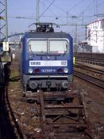 143 069-3 der RHB am 06.03.2013 in Mannheim-Waldhof abgestellt.