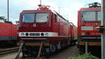243 005-6 DR bei der DB Regio in Halle z.T.d.o.T.