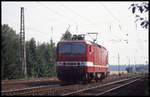 143940 ist hier am 27.7.1994 um 10.48 Uhr bei Neubeckum solo in Richtung Hamm unterwegs.