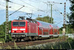 143 350-7 der S-Bahn Mitteldeutschland (DB Regio Südost) als S 37754 (S7) von Halle(Saale)Hbf nach Halle-Nietleben fährt durch die Saaleaue bei Angersdorf auf der Bahnstrecke