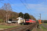 143 227 mit der RB 15259 (Limburg(Lahn)-Frankfurt(Main)Hbf) bei Lindenholzhausen 29.3.21