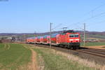 143 637-7 mit der RB 15273 (Limburg(Lahn)-Frankfurt(Main)Hbf) bei Würges 29.3.21
