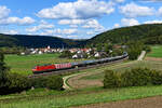 Mit dem mehrmals pro Woche verkehrenden Kesselwagenzug von Ingolstadt HBF nach Saint Triphon in der Schweiz waren am 22.