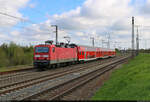 Zum Sonntag holte DB Regio 143 591-6 aus dem Stall.