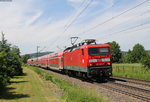 143 350-7 mit dem RE 5341 (Offenburg-Basel SBB) bei Kolmarsreute 10.6.16