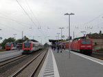 VIAS/Odenwaldbahn Bombardier Itino VT 103,VT 109 und DB Regio 143 107 am 15.10.16 in Babenhausen (Hessen) 