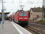 DB Regio 143 107 mit der RB75 am 15.10.16 in Babenhausen (Hessen) 