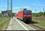 Lok aus Hessen, Wagen aus Sachsen, Einsatz in Halle (Saale): Bei diesem Zug auf der S7 passt kaum etwas zusammen.