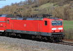 143 346-5 mit der RB 15265 (Limburg(Lahn)-Frankfurt(Main)Hbf) bei Niederbrechen 29.3.21