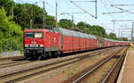 Am 02.06.2017 kam die 143 257-4 von der MEG - Mitteldeutsche Eisenbahn GmbH, aus Richtung Magdeburg nach Niederndodeleben und fuhr weiter in Richtung Braunschweig .