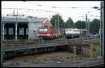 143148 und 150003 am 2.9.1995 im BW Bebra.