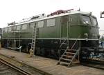 E50 091, leider nicht anders aufzunehmen im DB Museum Koblenz im August 09