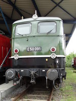 E50 091 am 18.06.16 im DB Museum Koblenz