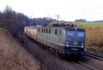 150 069 am 21.12.1984 bei Burgthann.