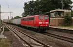 151 015-5 mit Containerzug in Fahrtrichtung Verden(Aller).