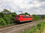 DB Cargo 151 012-2 kommt vom Schiebeinsatz wieder zurück am 25.05.17.