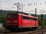 Eine 151 153-4 auf dem Rangierbahnhof Hagen-Vorhalle.