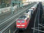 Kln-Ensen 151-061 mit Gterzug Ri.Gremberg    2007-03-07