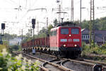 DB 151 146-8 durchfährt Recklinghausen-Ost 21.9.2017