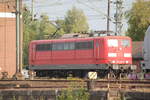 151 085-8 rangiert im Bahnhof von Oldenburg, 3.9.2018