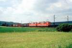 151 043 + 151 070  bei Hünfeld  01.06.05